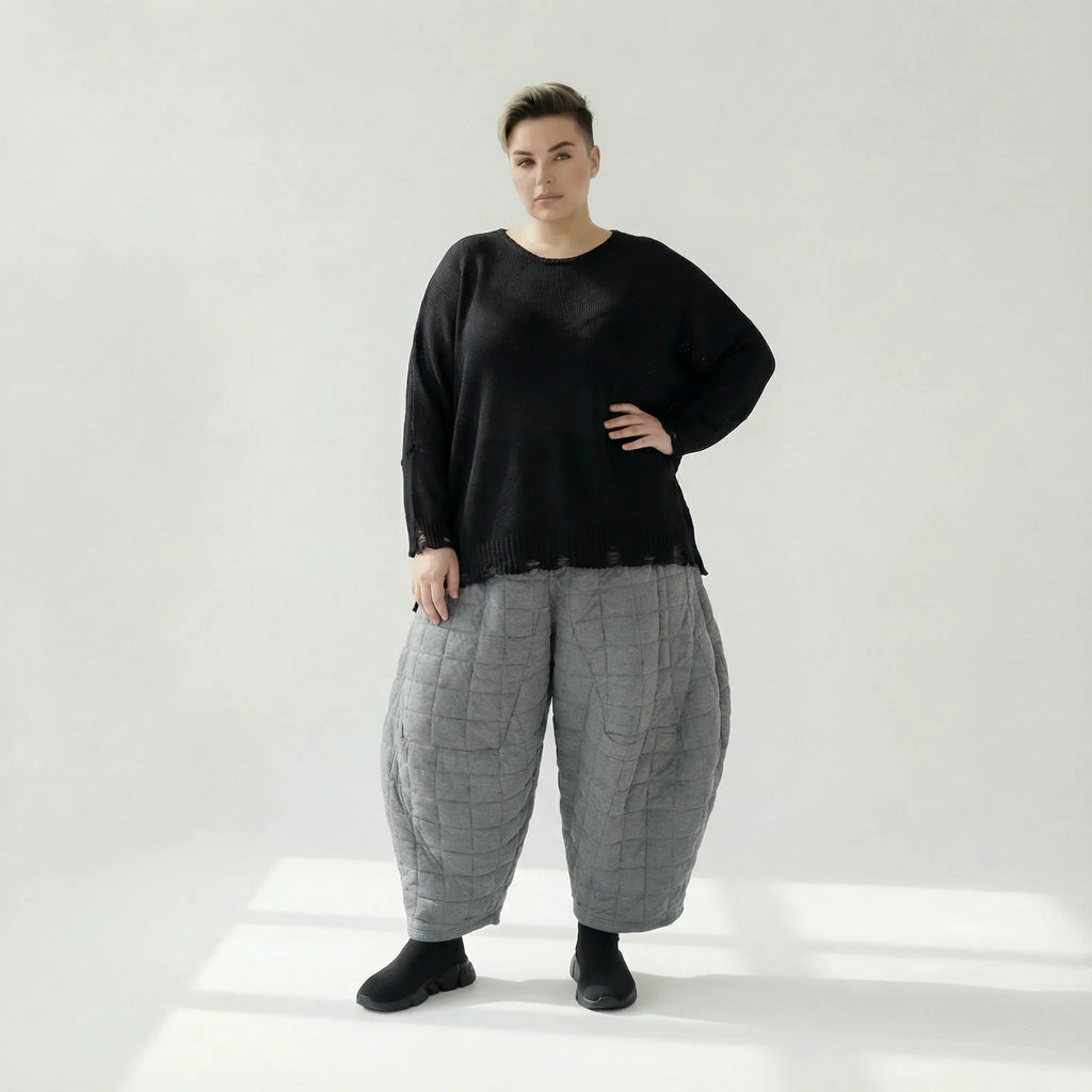 AKH Fashion 6883 Pantalon, Gris