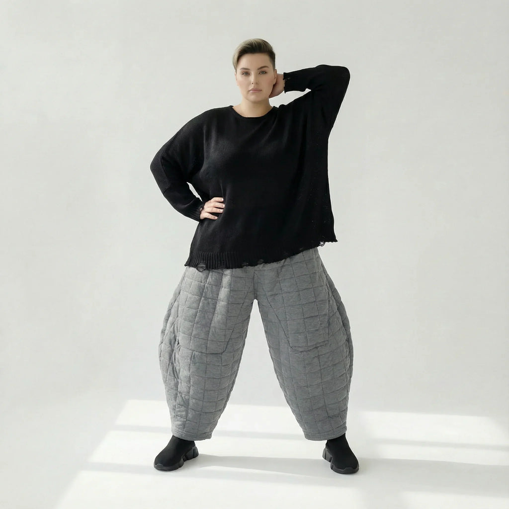 AKH Fashion 6883 Pantalon, Gris