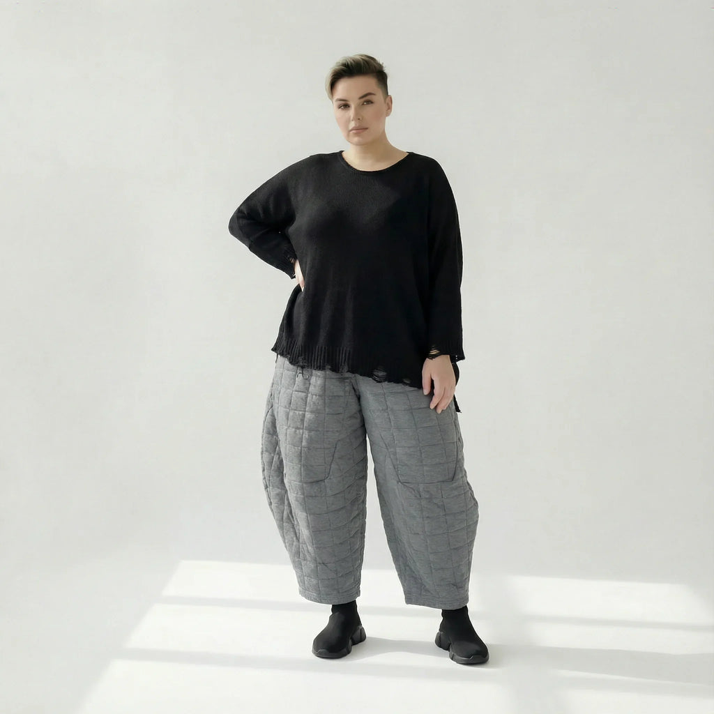 AKH Fashion 6883 Pantalon, Gris