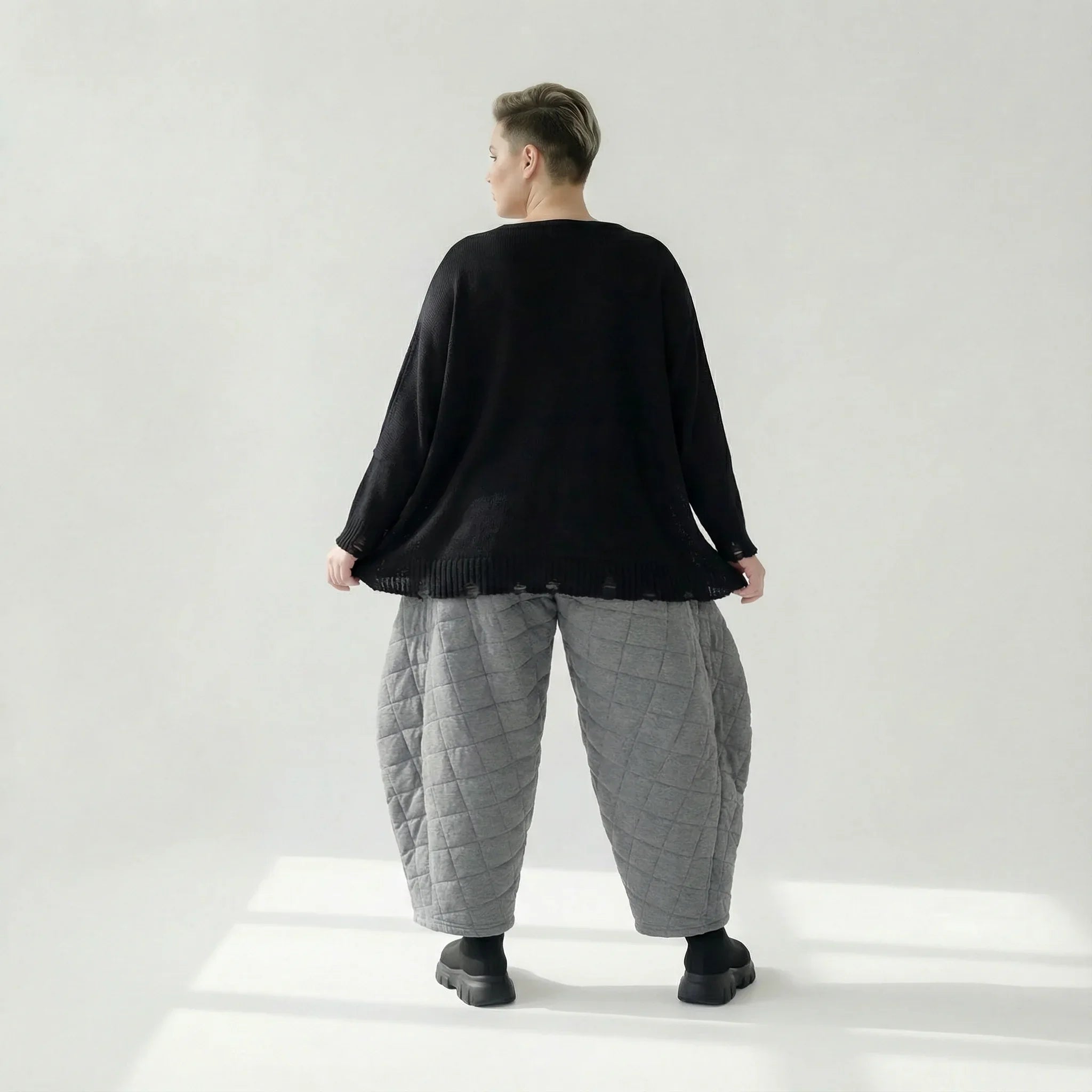AKH Fashion 6883 Pantalon, Gris