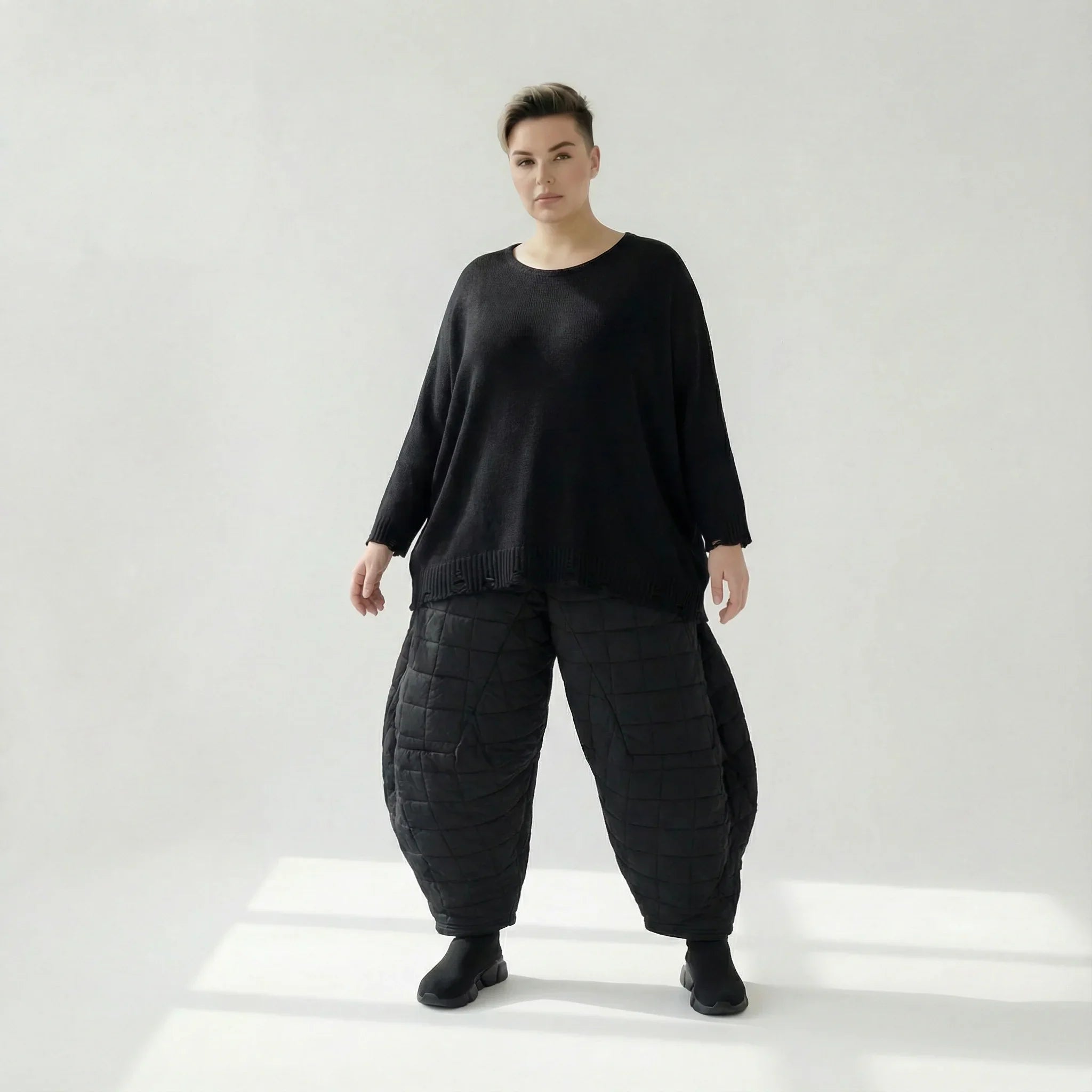 AKH Fashion 6883 Pantalon, Noir