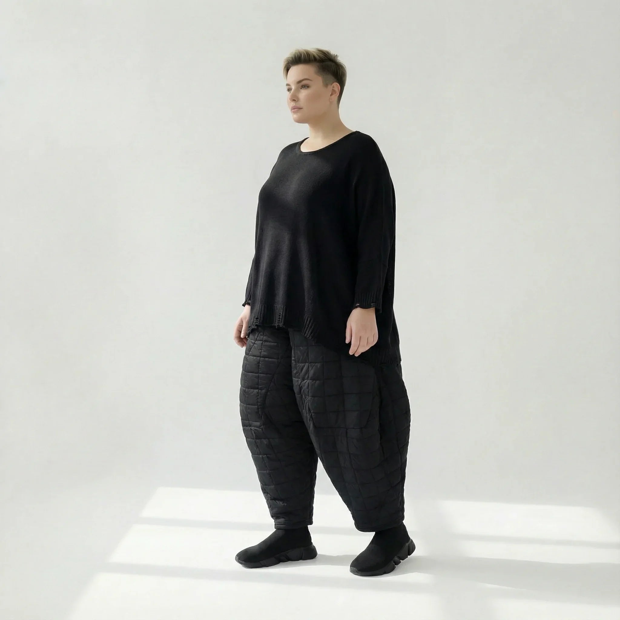 AKH Fashion 6883 Pantalon, Noir