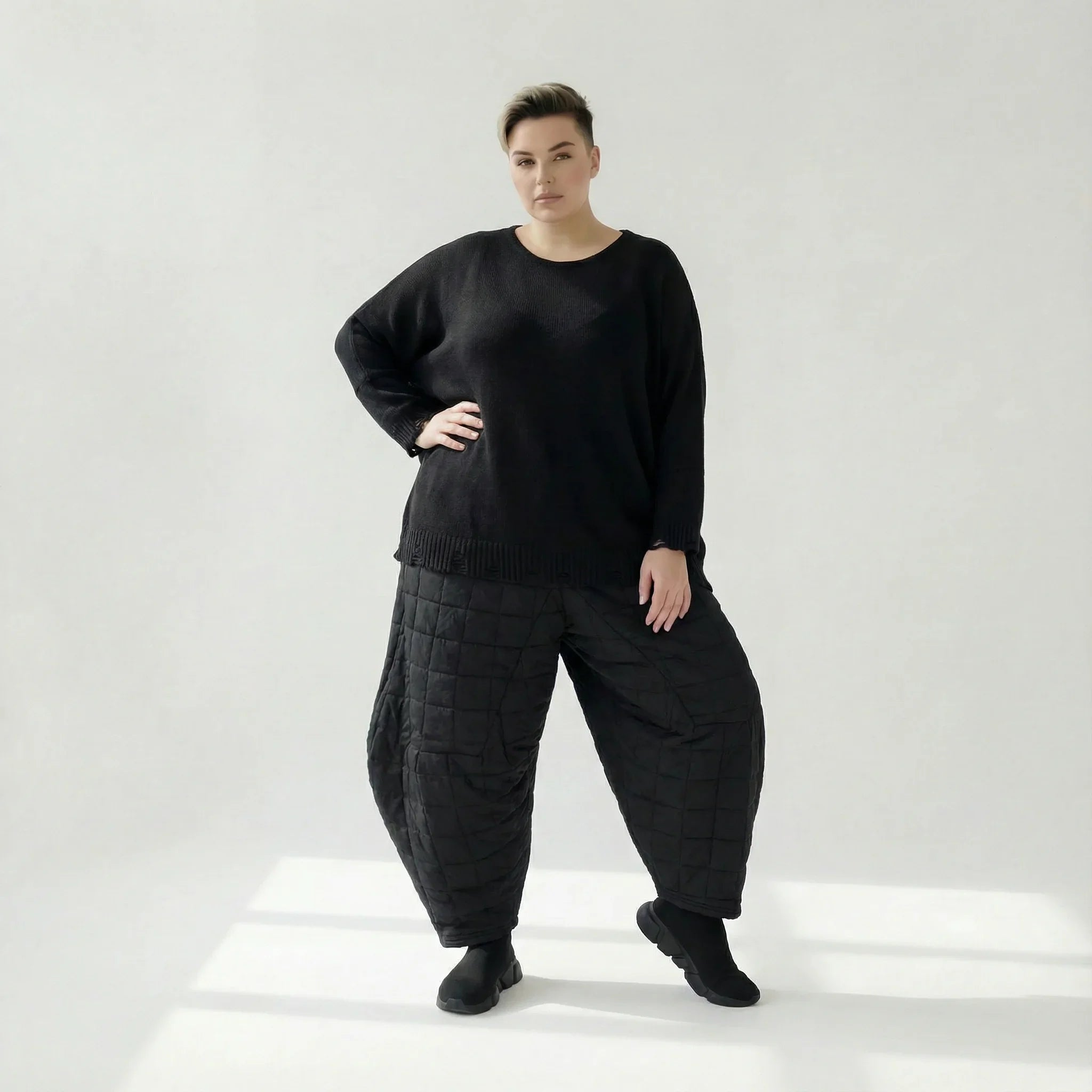 AKH Fashion 6883 Pantalon, Noir