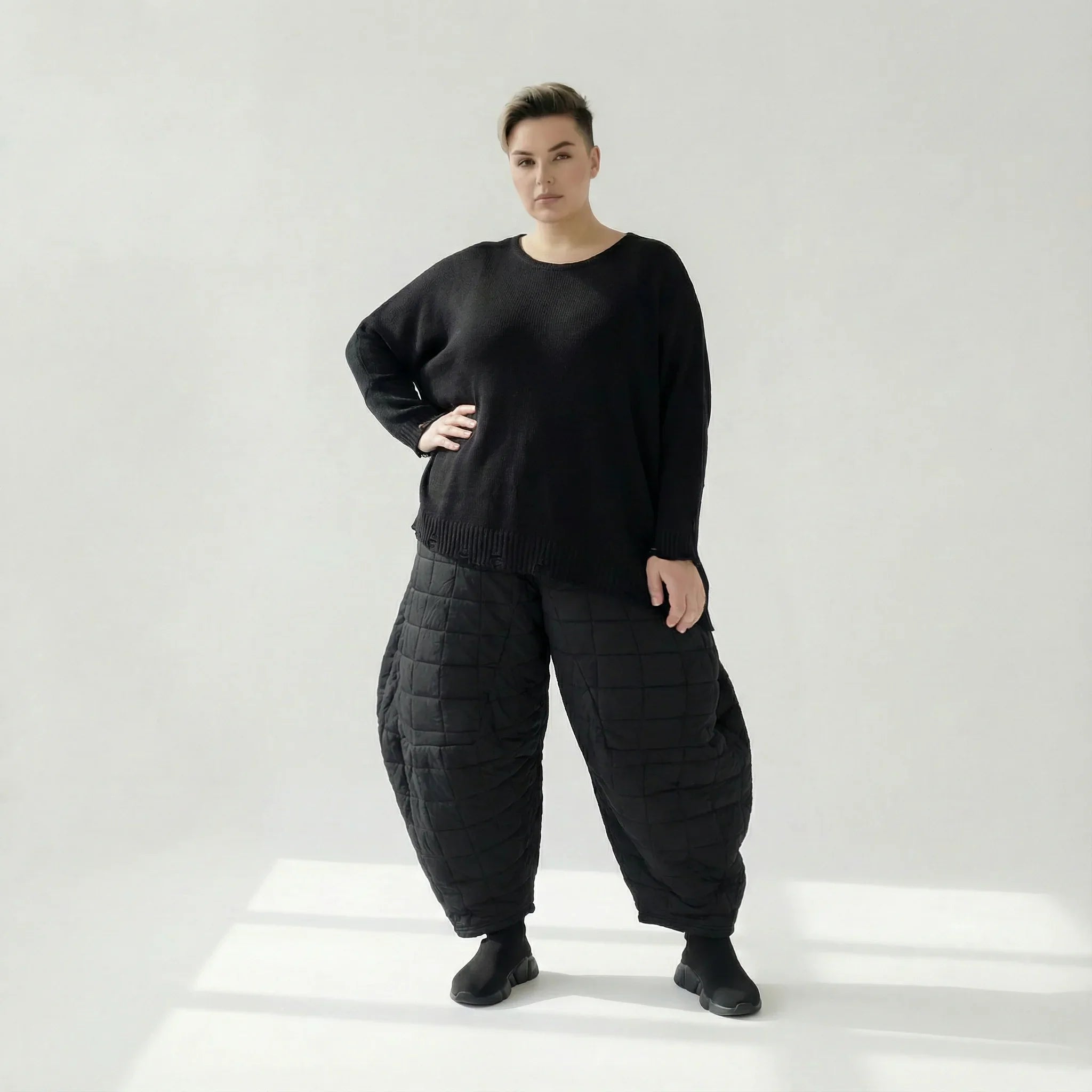 AKH Fashion 6883 Pantalon, Noir