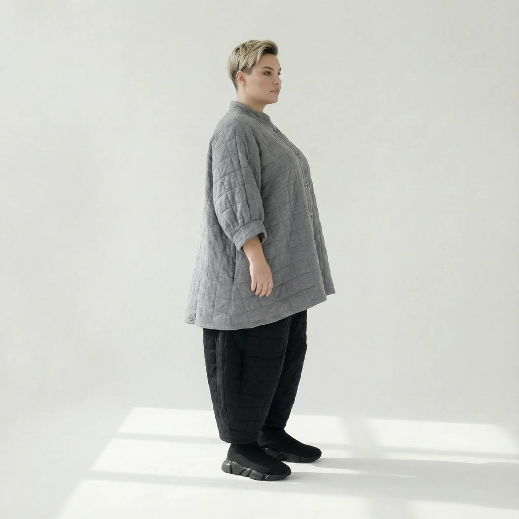 AKH Fashion 7116 Chemisier, Gris