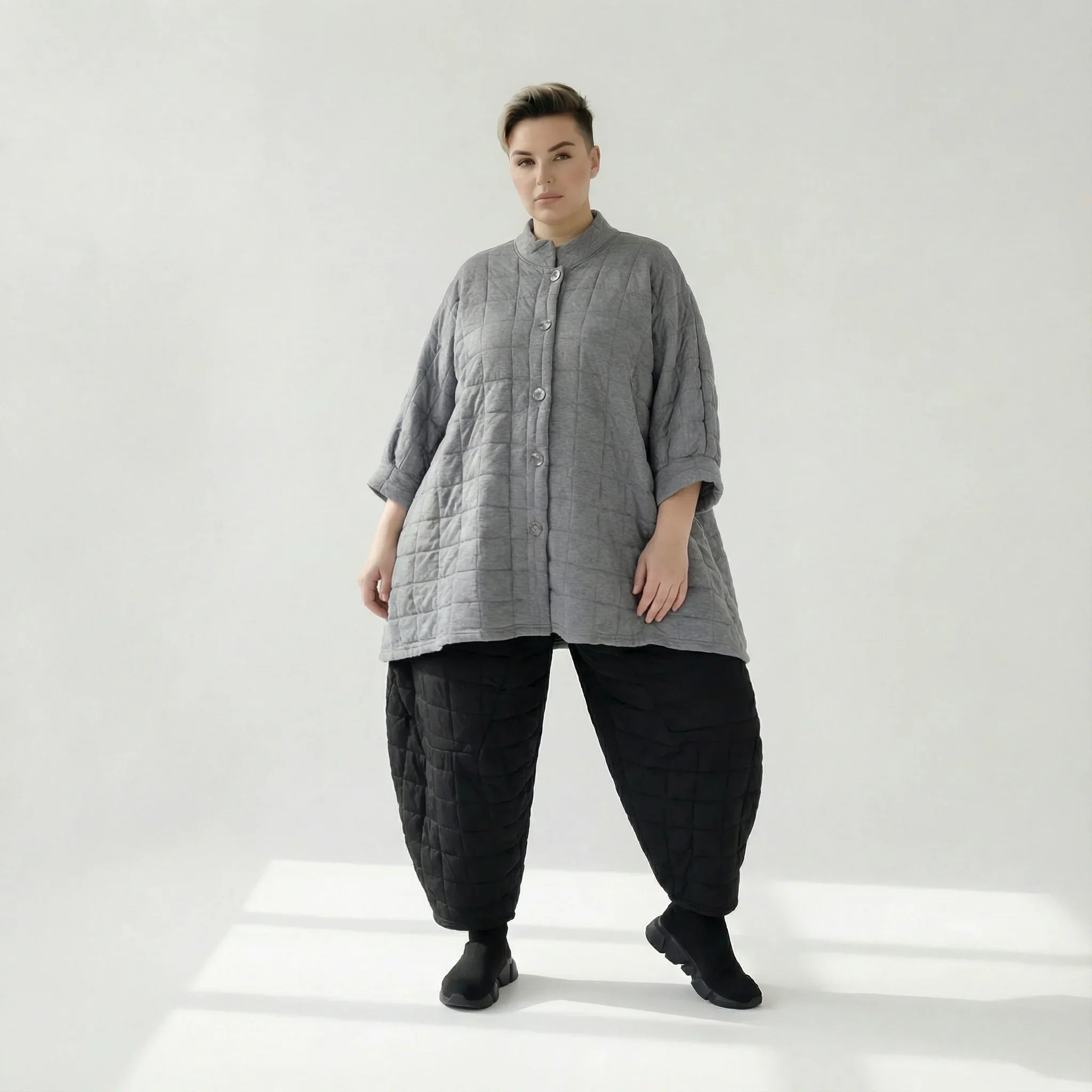 AKH Fashion 7116 Chemisier, Gris