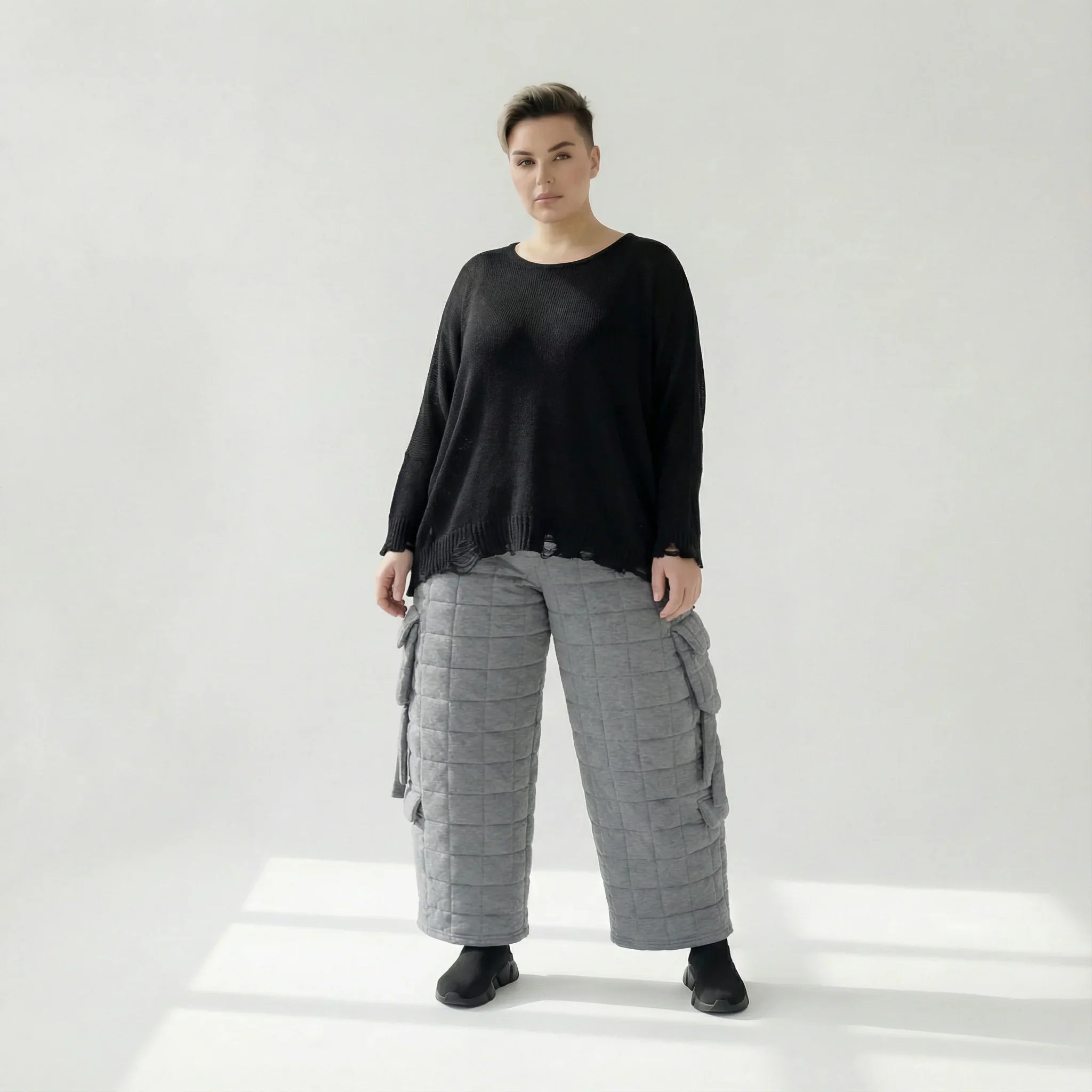 AKH Fashion 7125 Pantalon, Gris