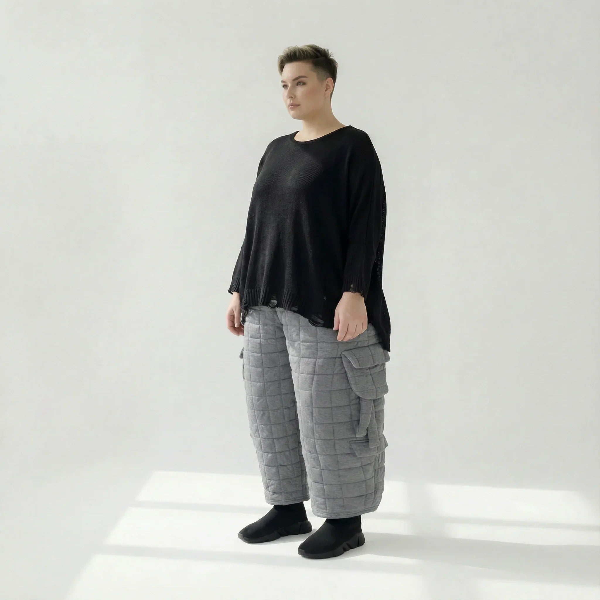 AKH Fashion 7125 Pantalon, Gris