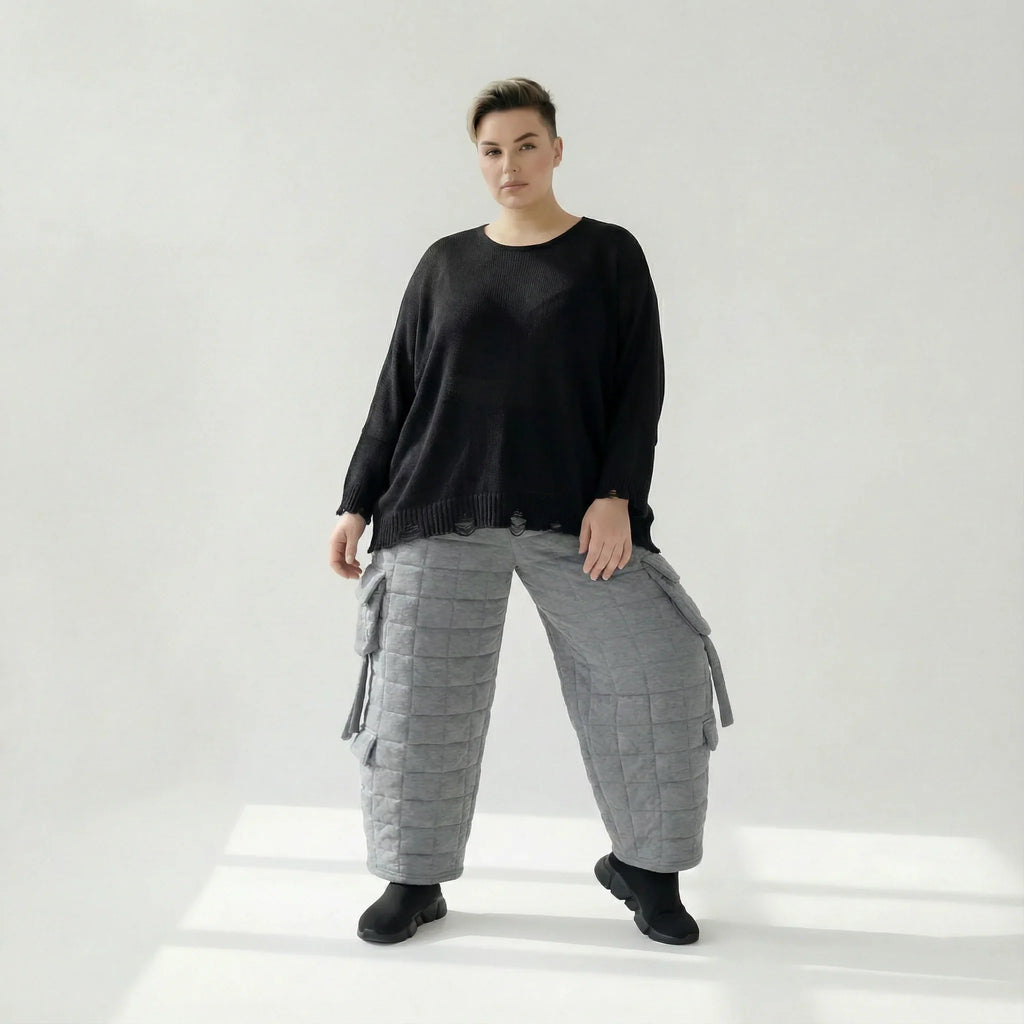 AKH Fashion 7125 Pantalon, Gris