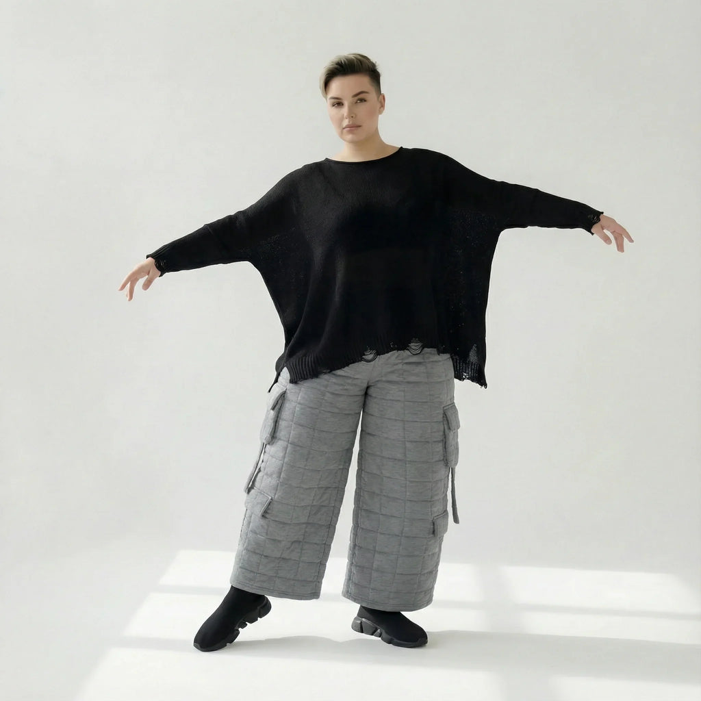 AKH Fashion 7125 Pantalon, Gris