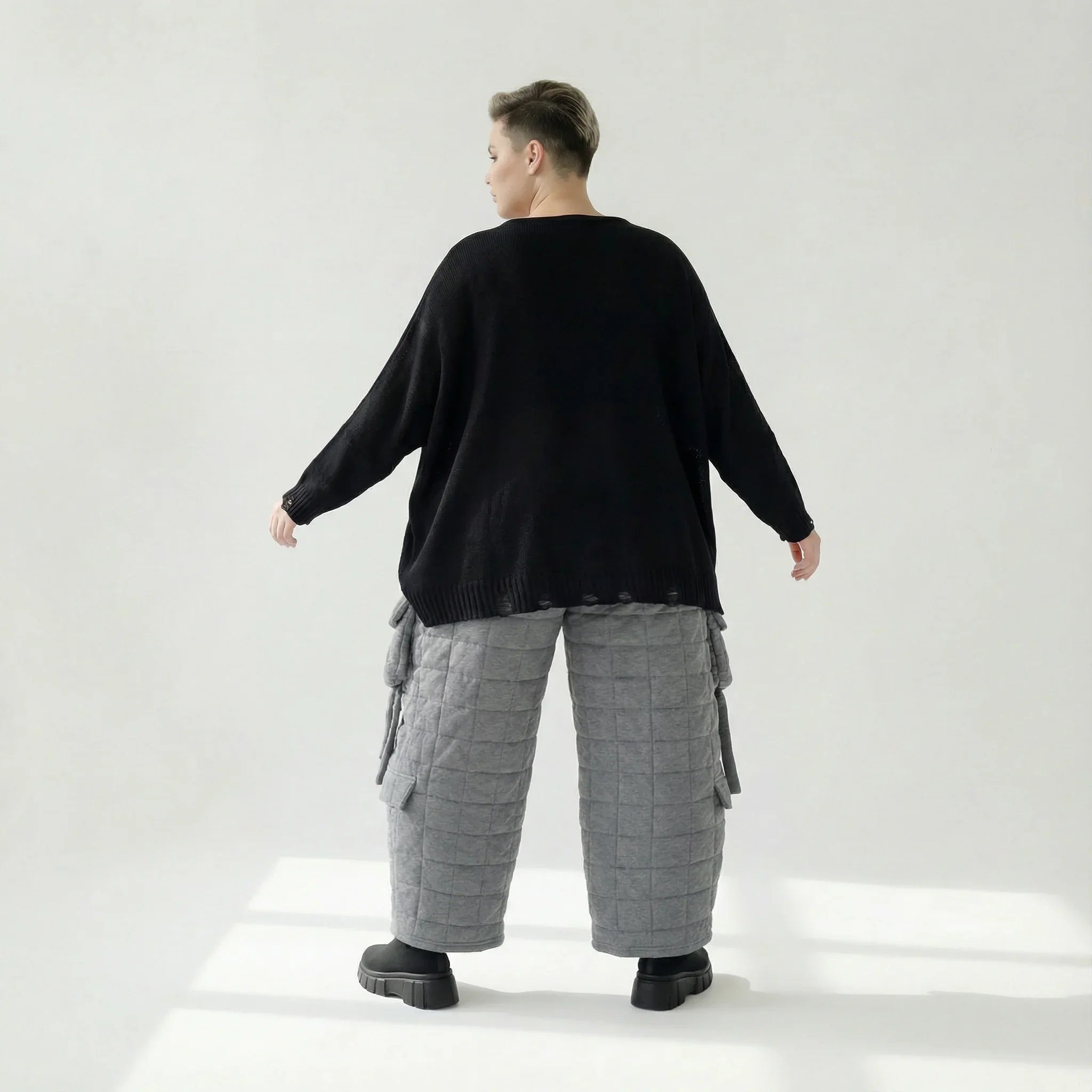 AKH Fashion 7125 Pantalon, Gris