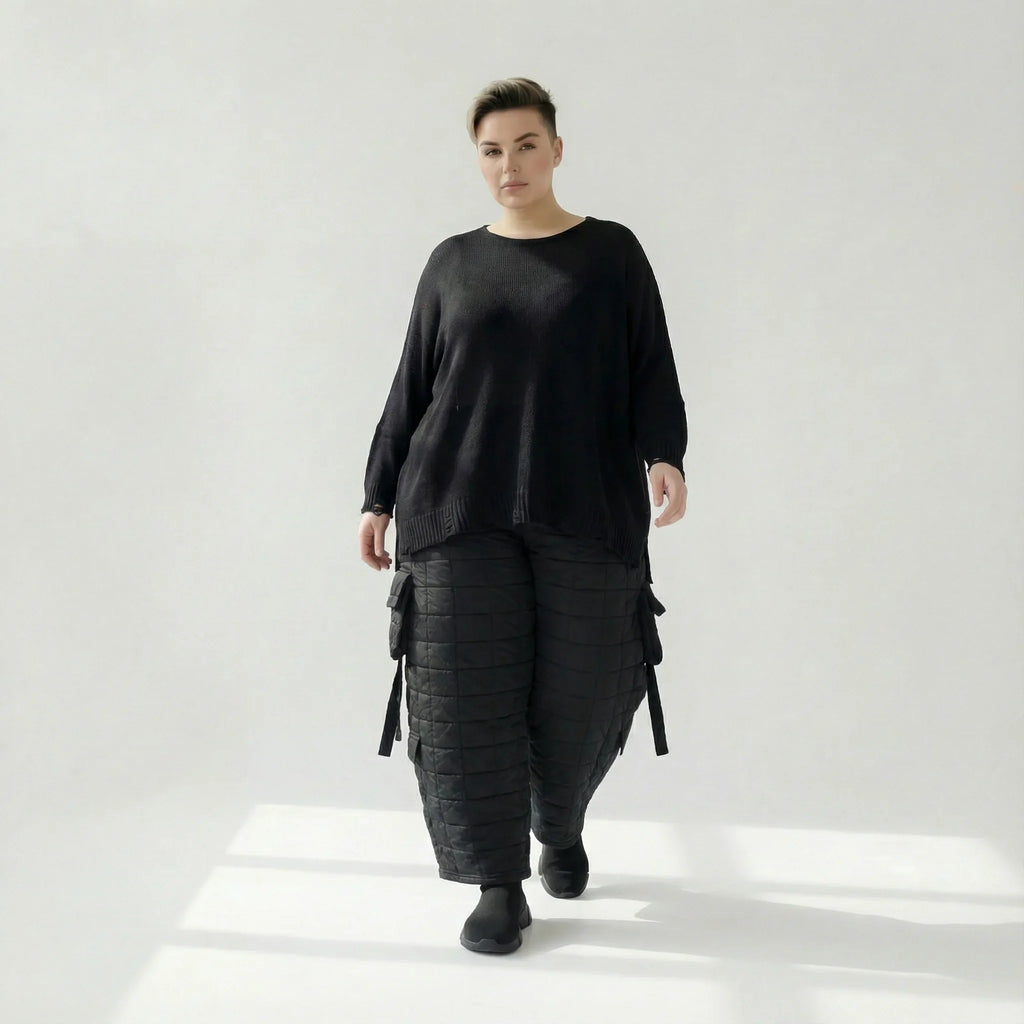 AKH Fashion 7125 Pantalon, Noir