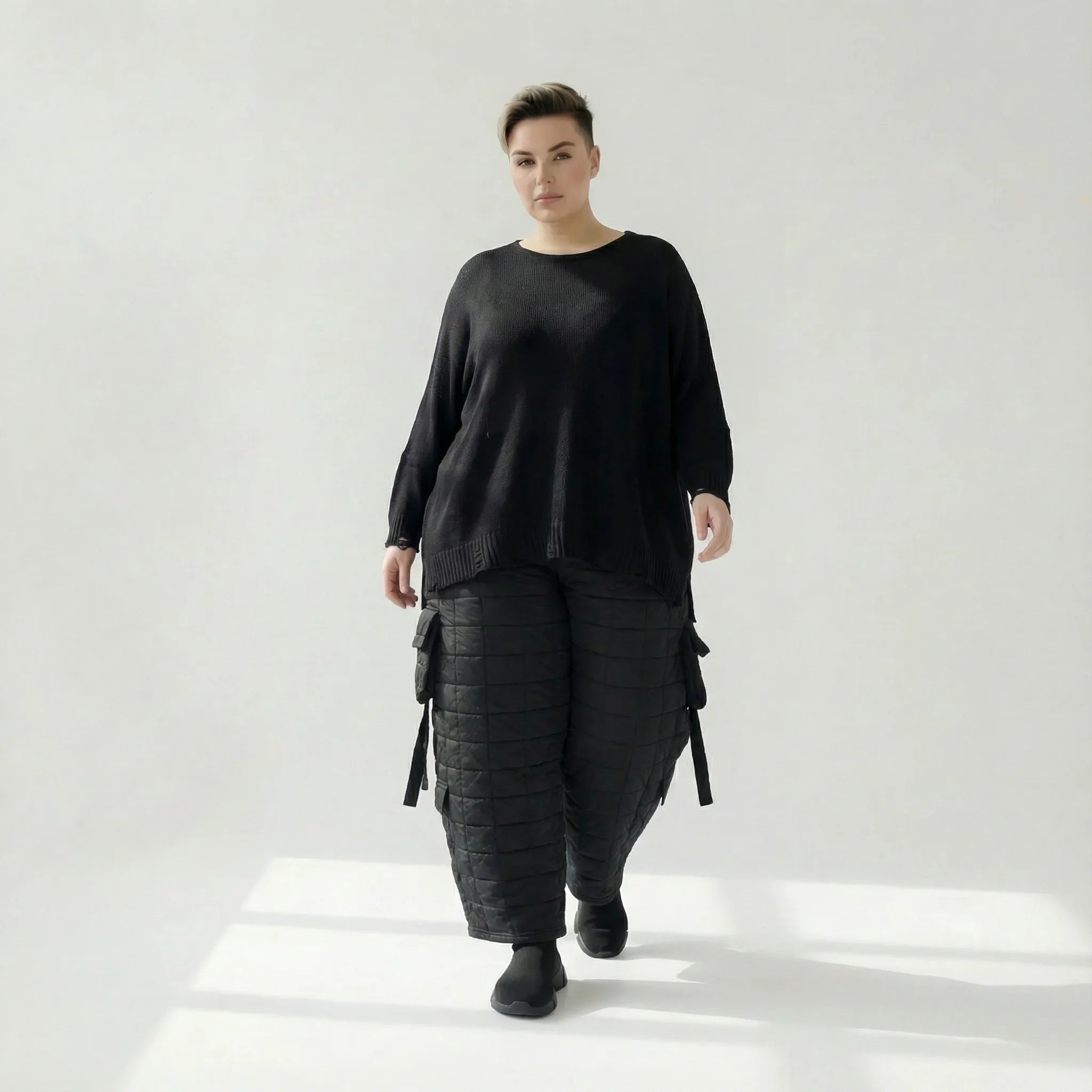 AKH Fashion 7125 Pantalon, Noir