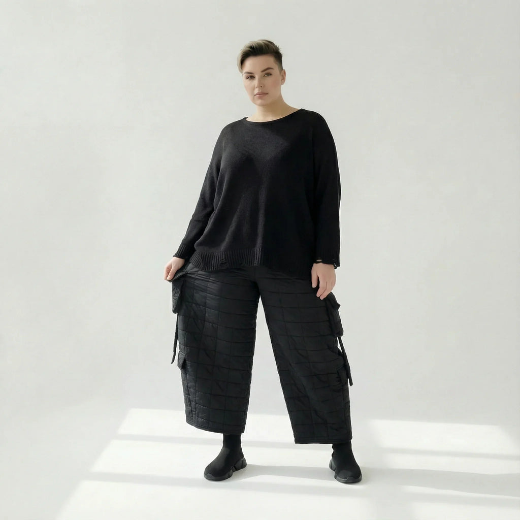 AKH Fashion 7125 Pantalon, Noir