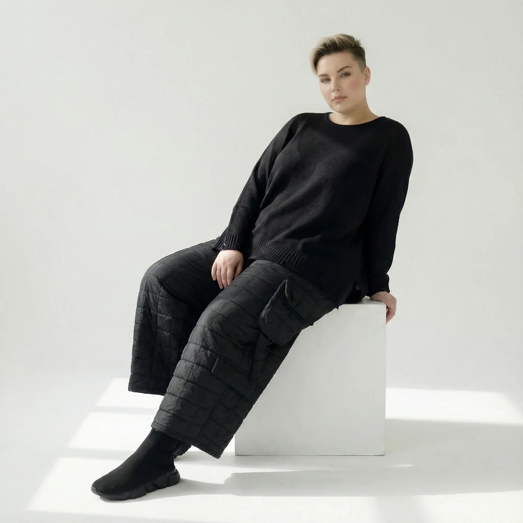 AKH Fashion 7125 Pantalon, Noir