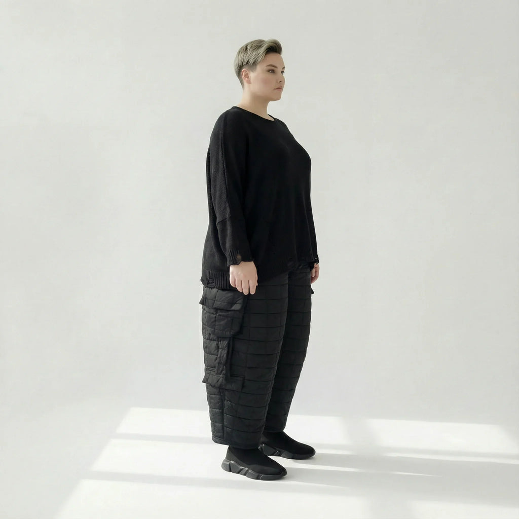 AKH Fashion 7125 Pantalon, Noir