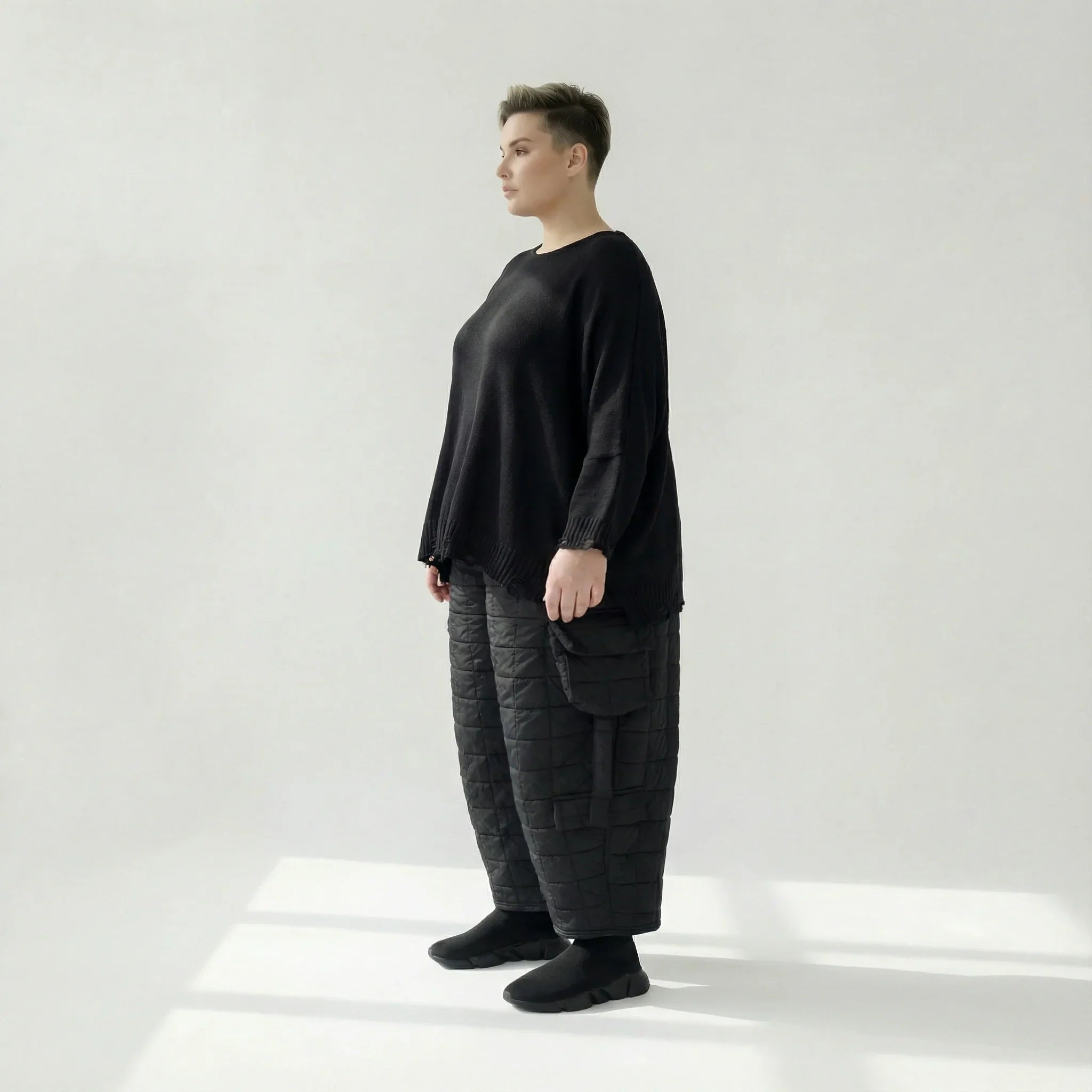 AKH Fashion 7125 Pantalon, Noir