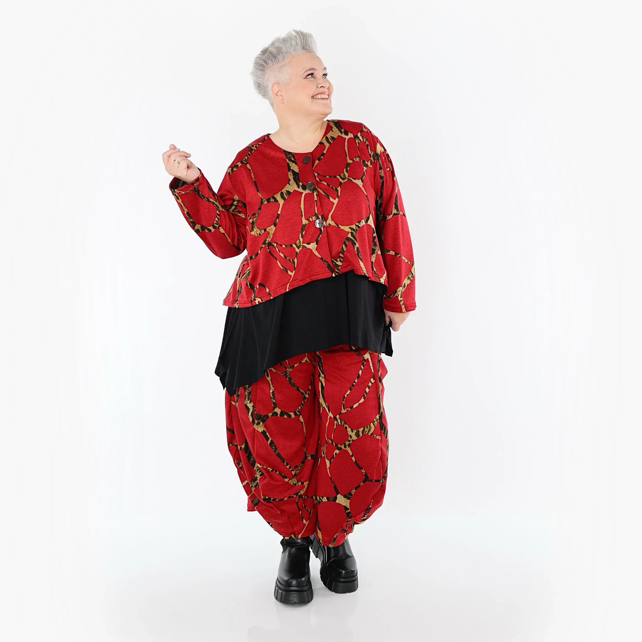 AKH Fashion 130 Veste, Rouge-Multi