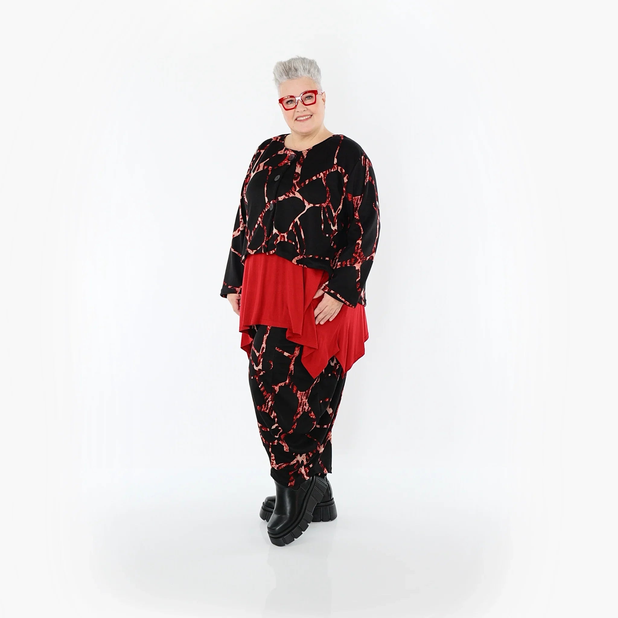 AKH Fashion 130 Veste, Noir-Multi