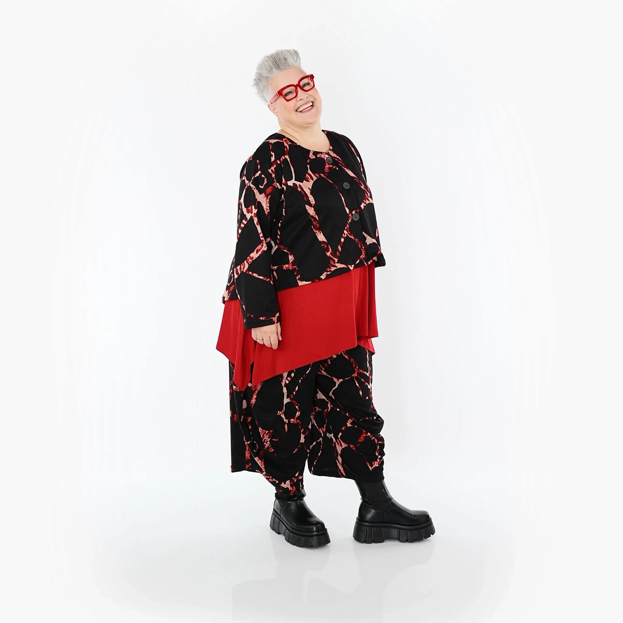 AKH Fashion 130 Veste, Noir-Multi