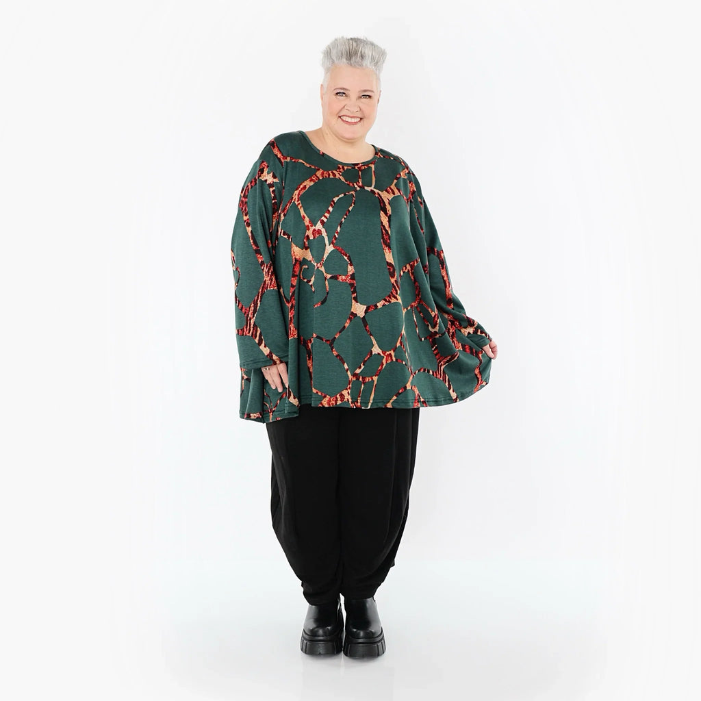 AKH Fashion 593 Big Shirt, vert-multi