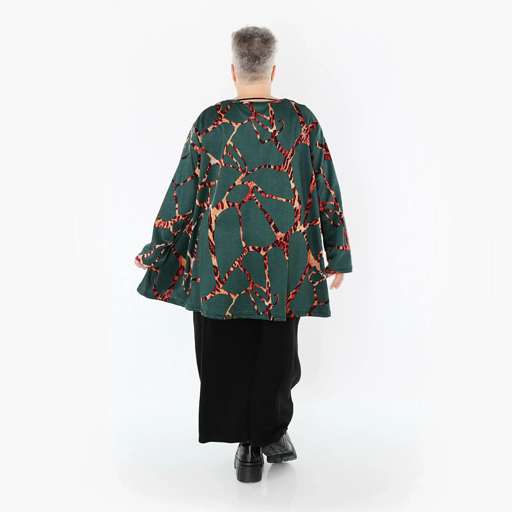 AKH Fashion 593 Big Shirt, vert-multi