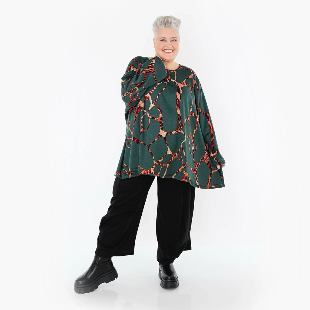 AKH Fashion 593 Big Shirt, vert-multi