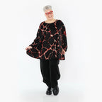 AKH Fashion 593 Big Shirt, Noir-Multi