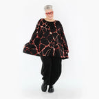 AKH Fashion 593 Big Shirt, Noir-Multi