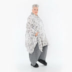 AKH Premium 6917 Blouse, Blanc-Gris