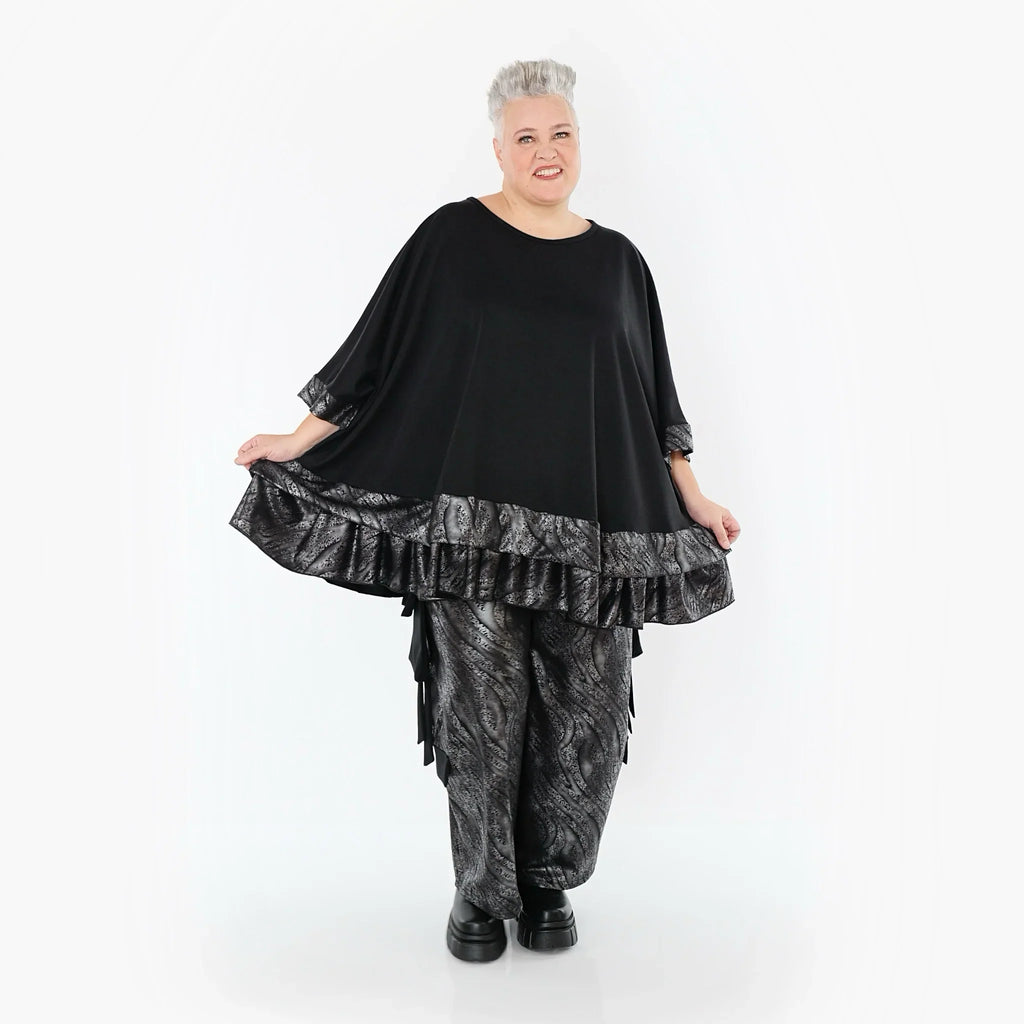 AKH Premium 7125 Pantalon, argent-noir