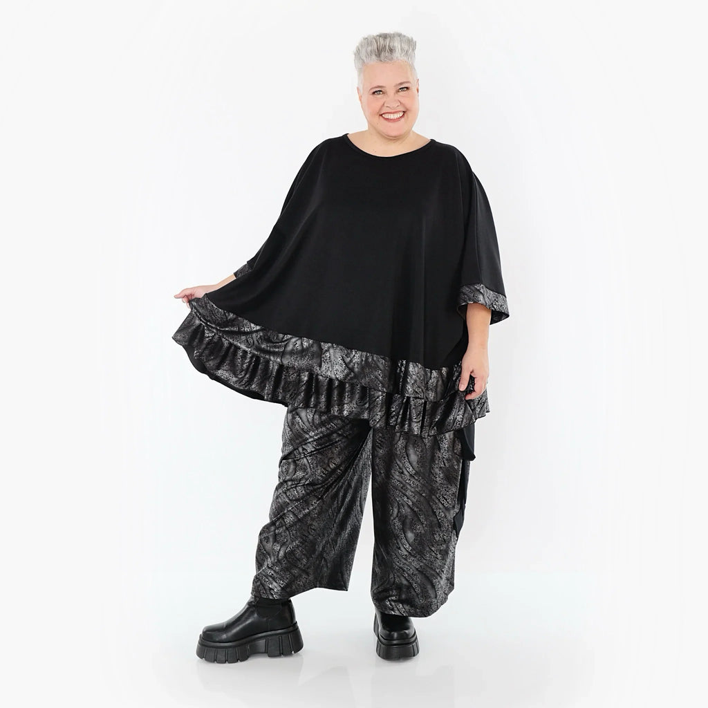 AKH Premium 7125 Pantalon, argent-noir