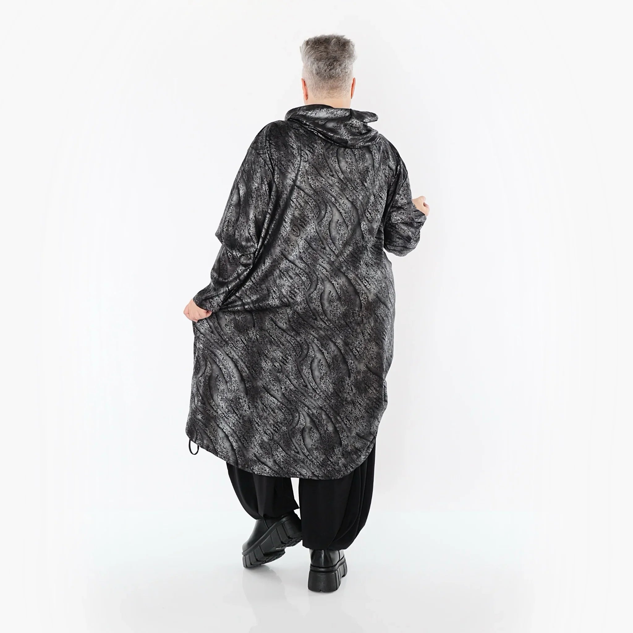 AKH Premium 7154 Veste, argent-noir