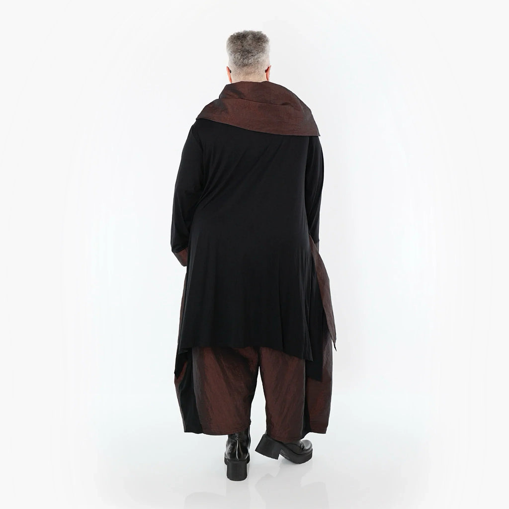 AKH Premium 6883 Pantalon, Noir-Marron