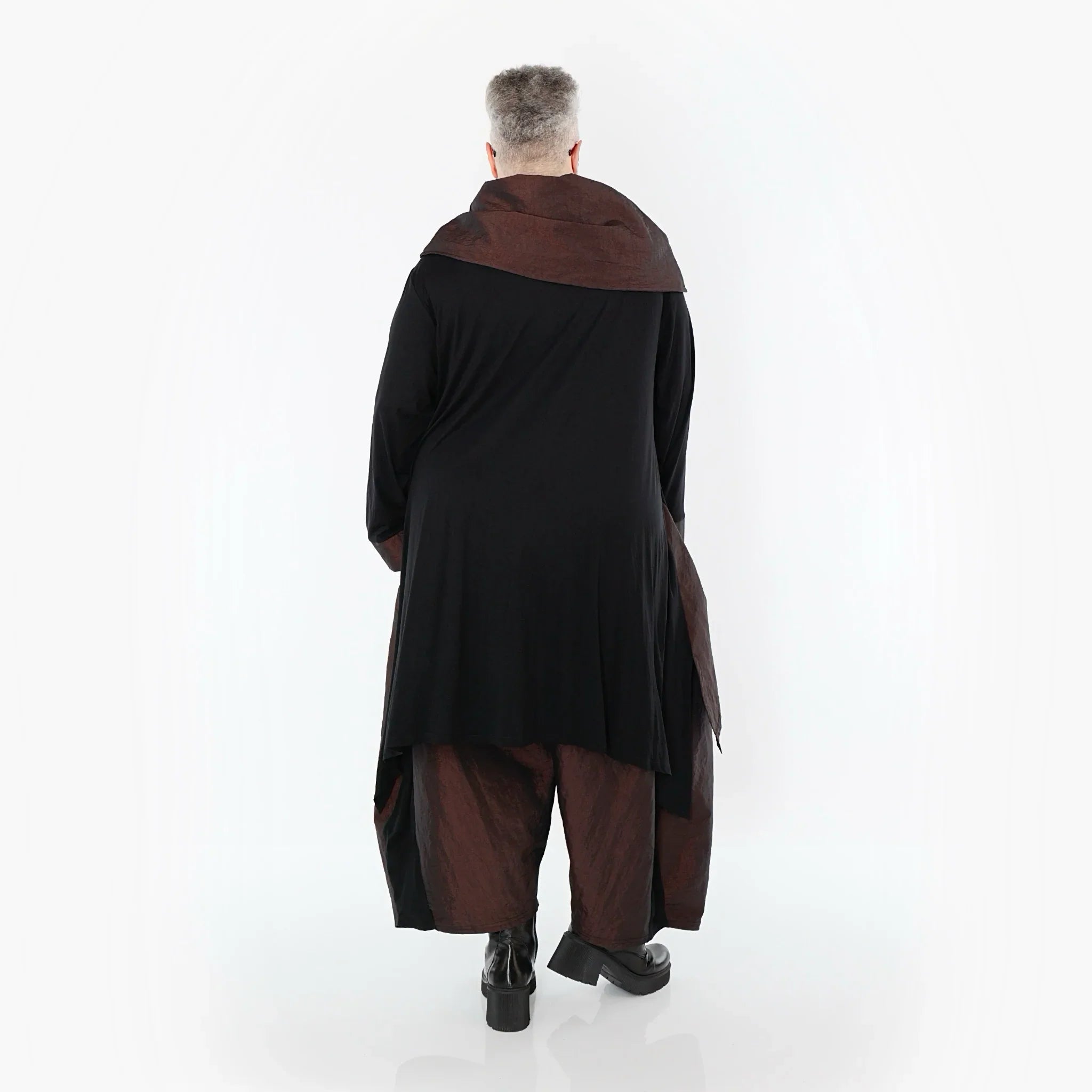 AKH Premium 6883 Pantalon, Noir-Marron