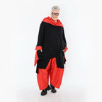AKH Premium 6883 pantalon, noir-rouge