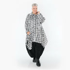AKH Premium 6917 Blouse, Blanc-Gris