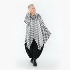 Blouse AKH Premium 7150, blanc-gris