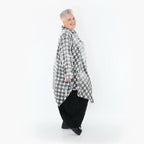 Blouse AKH Premium 7150, blanc-gris