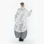 AKH Premium 7149 Chemisier, Blanc-Gris