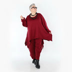 AKH Fashion 7125 Pantalon, rouge bordeaux