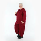 AKH Fashion 8067 Pantalon, Rouge bordeaux