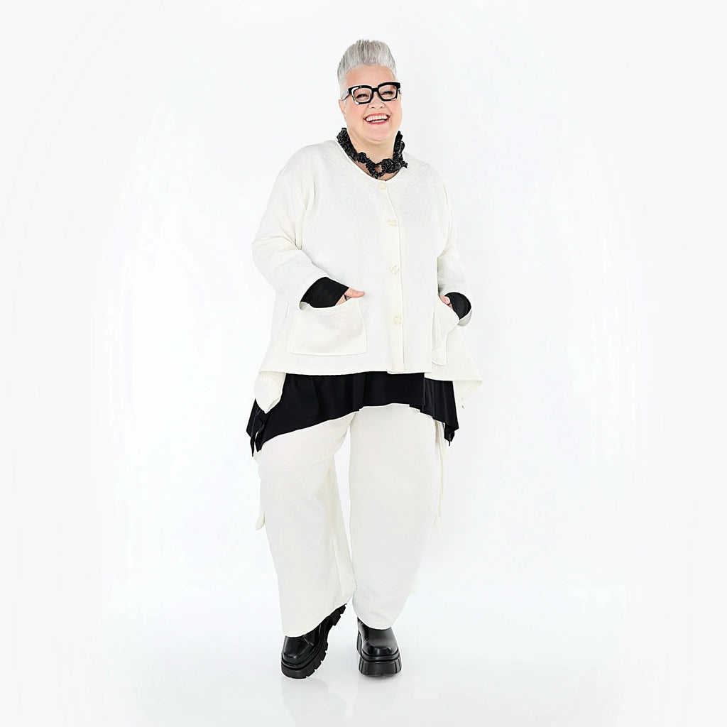 AKH Fashion 118 Veste, Blanc