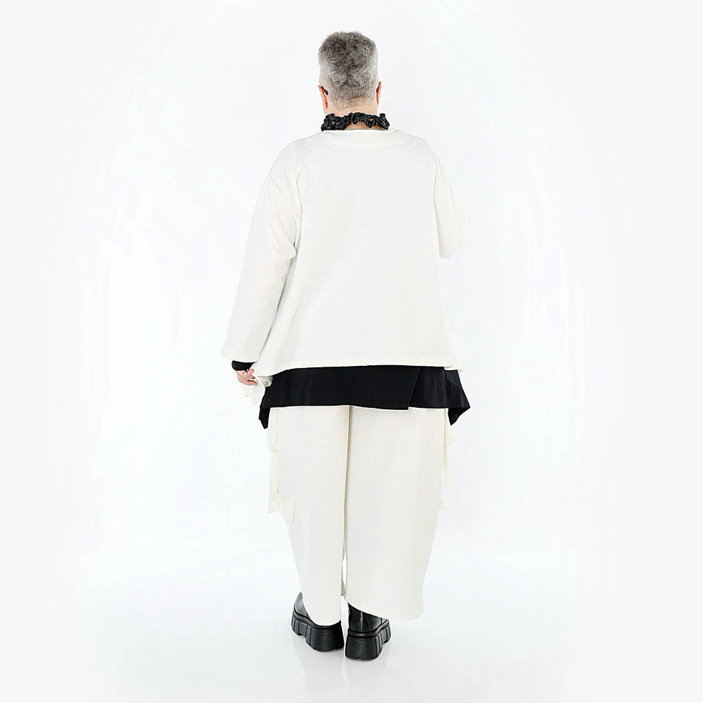 AKH Fashion 7125 Pantalon, blanc