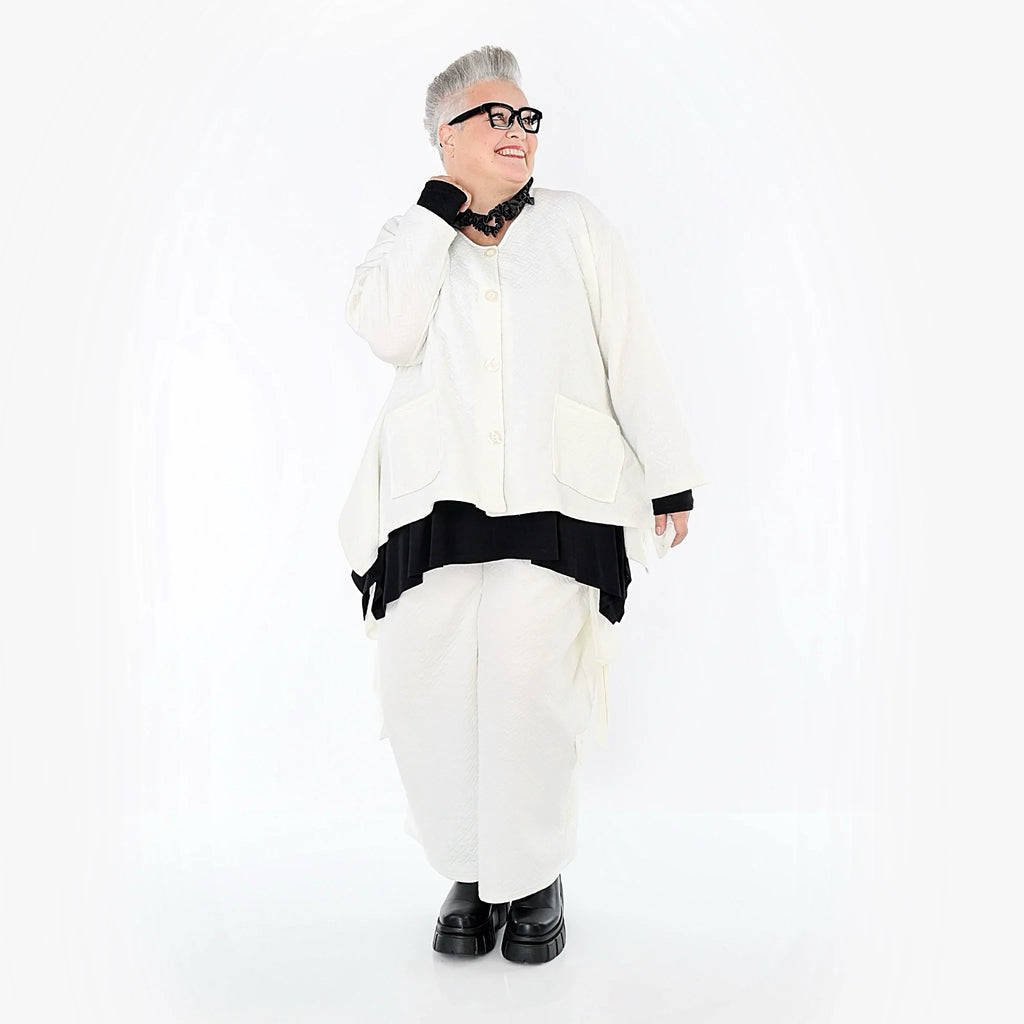 AKH Fashion 118 Veste, Blanc