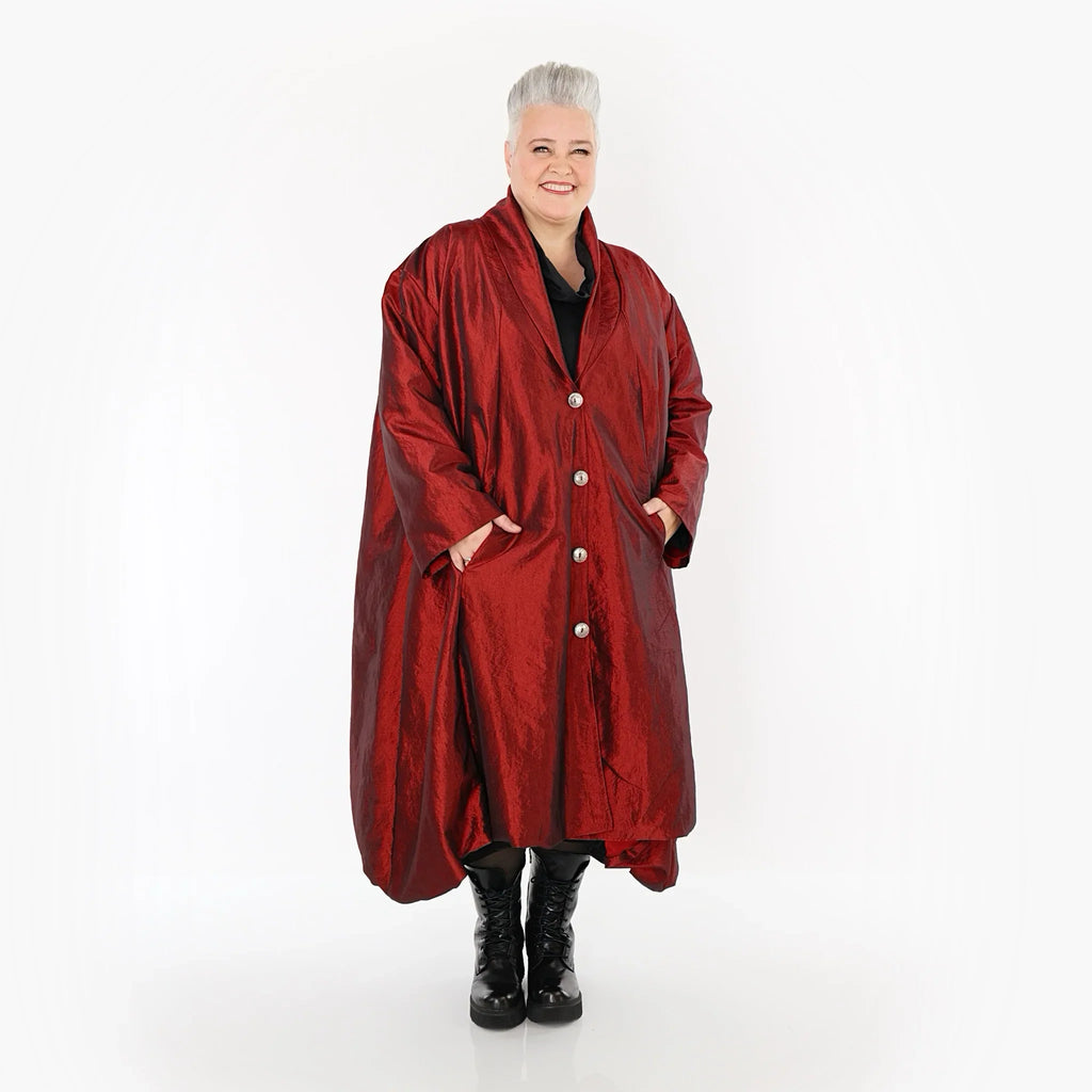 AKH Premium 6167 Manteau, Rouge foncé
