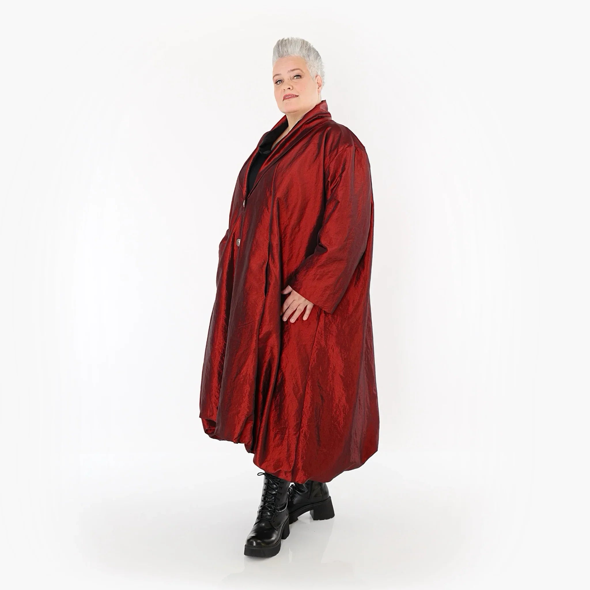 AKH Premium 6167 Manteau, Rouge foncé