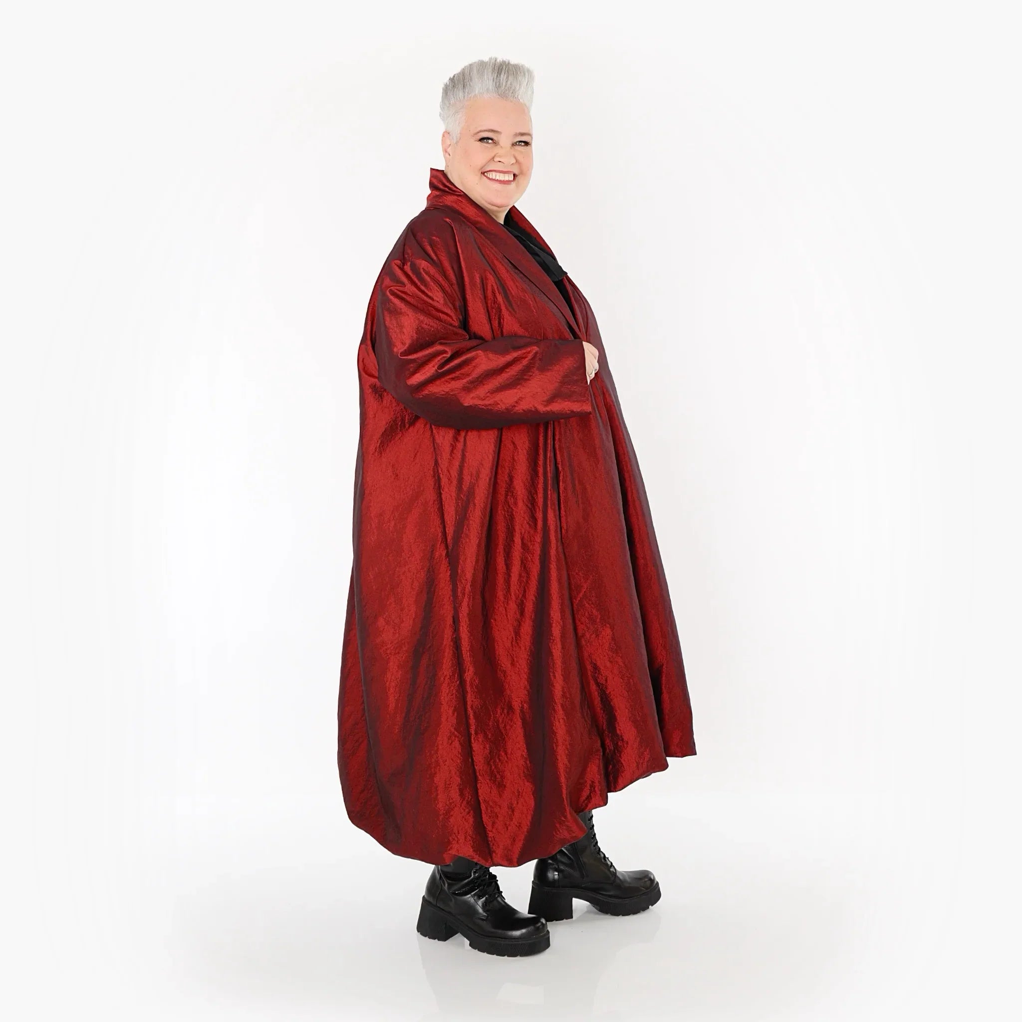 AKH Premium 6167 Manteau, Rouge foncé
