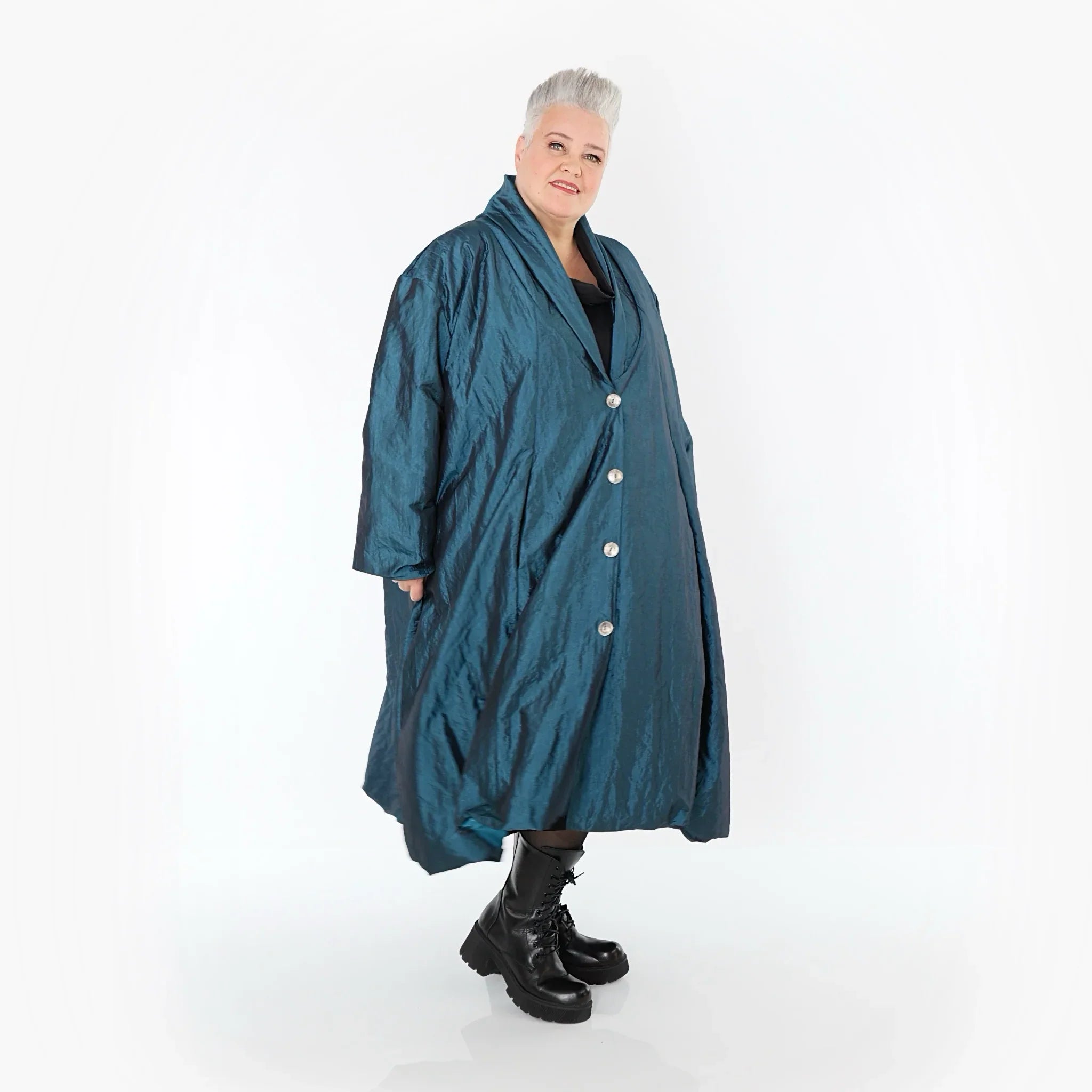 Manteau AKH Premium 6167, Pétrole
