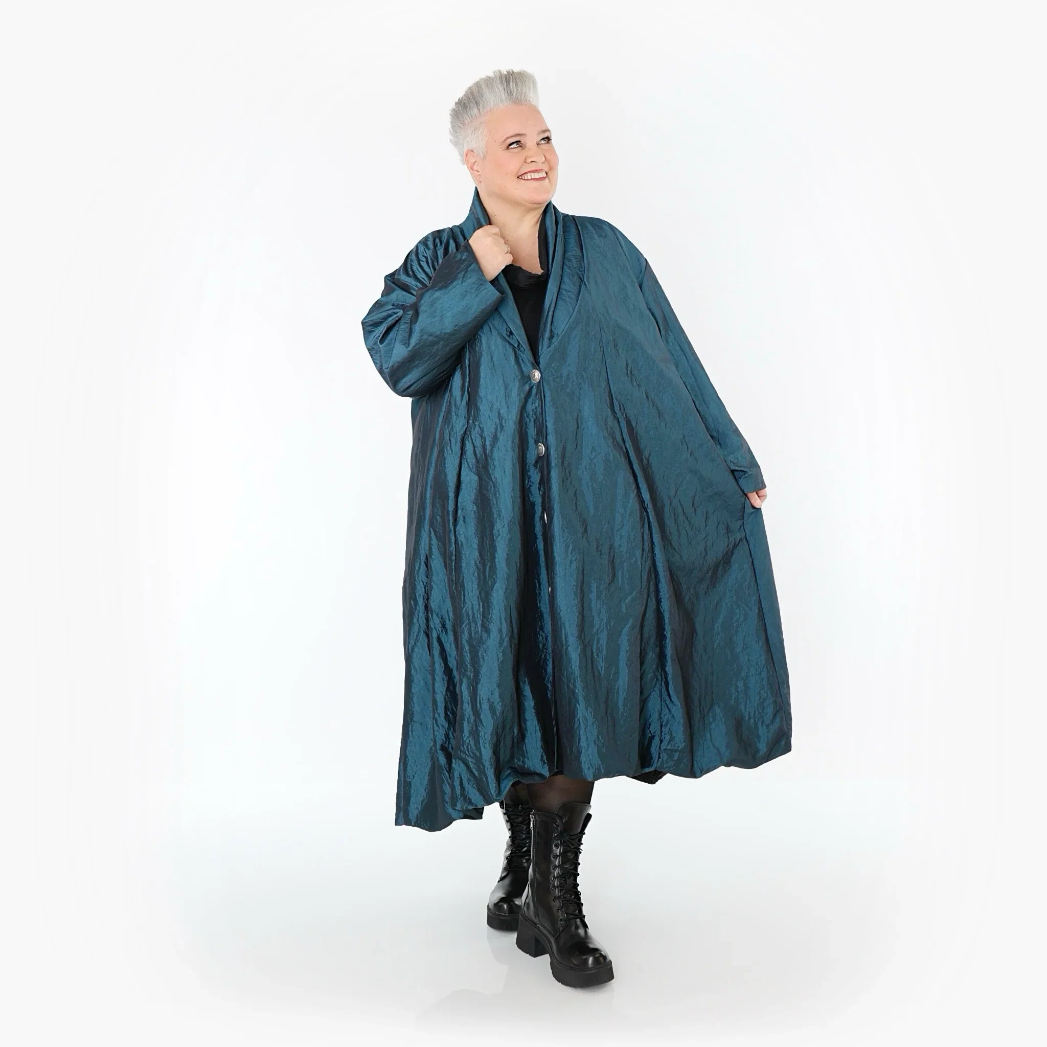 Manteau AKH Premium 6167, Pétrole
